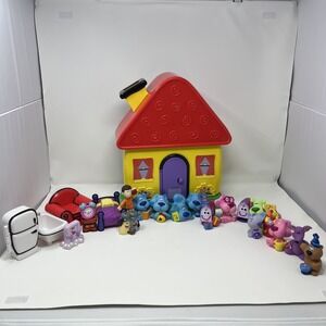 2001 Mattel Blues Clues Joe's BIG Playhouse Playset w/Extras HTF